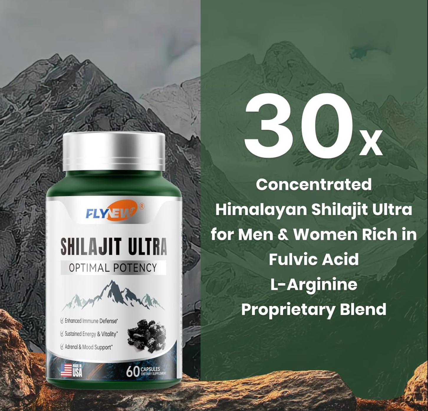 Vista 3 de SHILAJIT ULTRA X 60